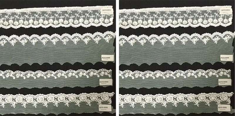 Wholesale High Quality Colorful Embroidery Lace Trimmingmesh Lace