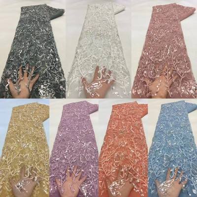 Rəngarəng toy krujeva parça 3D kəpənək muncuqları