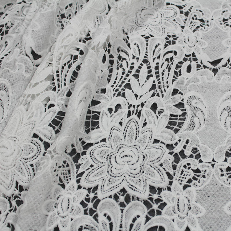 Polyester naxışlı tül mesh parça